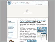 Tablet Screenshot of mlmteamsites.com